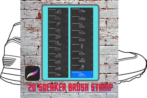 20 Sneaker 2 Brush Stamp Procreate: A Designer's Guide