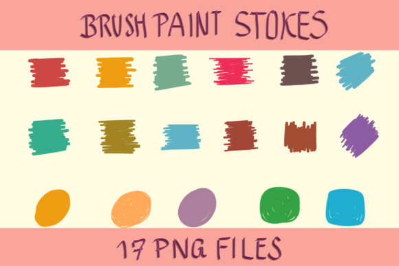 Elevating Digital Design with Brush Paint Stokes Summer Brush Stokes
