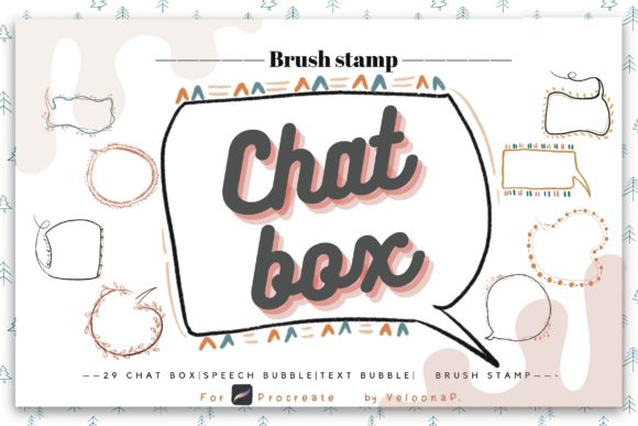 Enhancing Digital Storytelling with the Brush Stamp Cute Chatbox for Procreate