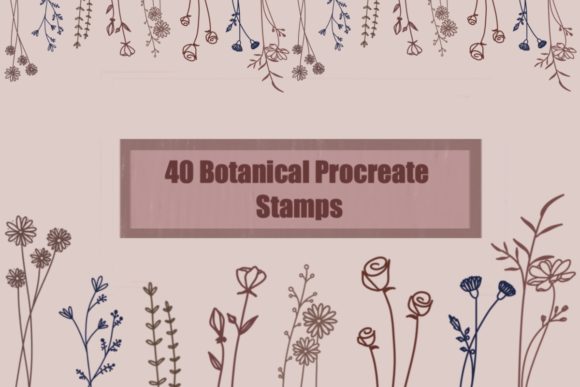 Evaluating Botanical Procreate Stamps for Digital Illustration