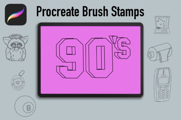 Evaluating Procreate Brush Stamps 90s Nostalgia for Digital Art Projects
