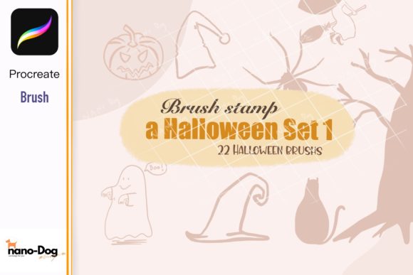 Evaluating the Procreate Brush Stamp Halloween Element for Digital Design Projects