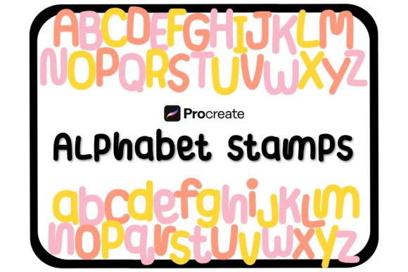 Mastering Digital Typography: A Guide to the Procreate Alphabet Stamp Brush and Handwritten Letter Sets