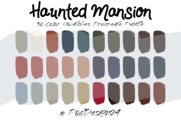 Mastering Mood: A Practical Guide to the Procreate Color Palette Haunted Mansion