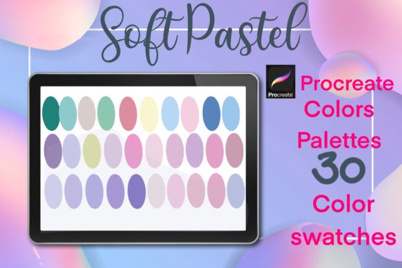 Mastering Procreate Soft Pastel Color Palettes: A Guide to 30 Shades for Digital Artists
