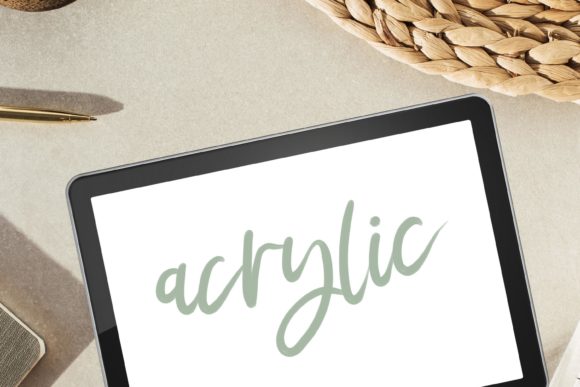Mastering the Acrylic Procreate Lettering Brush