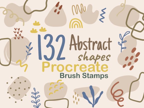 Unlocking Creative Potential with Procreate Stamps Abstract Shapes Doodle