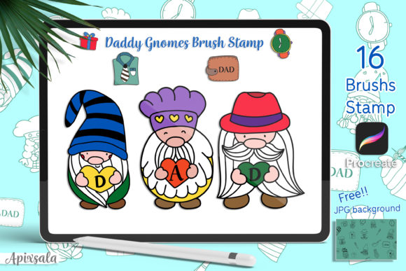 Unlocking Creativity with Daddy Gnomes Brush Stamp for Procreate