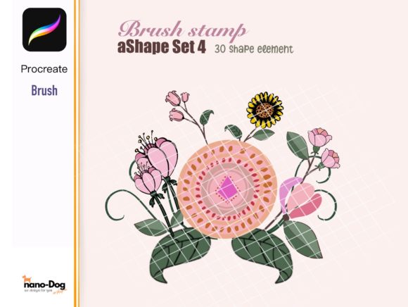 Unlocking Creativity with Procreate 30 Shape Brush Stamps D.I.Y