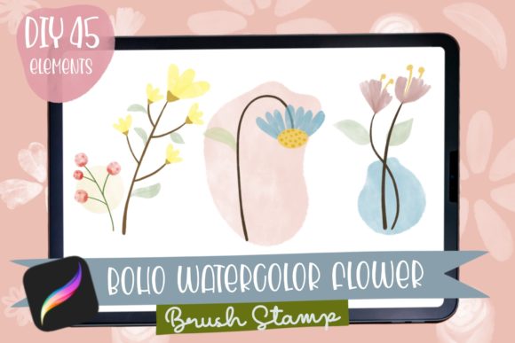 Unlocking Digital Botany: The Art of Procreate Brush Stamp Flower Watercolor